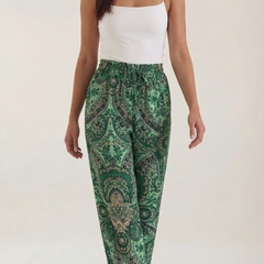 Perla | Pantalón con Estampado Paisley