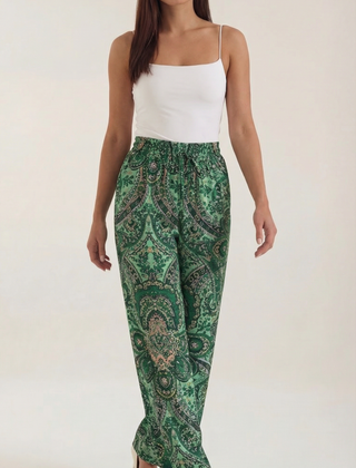 Perla | Pantalón con Estampado Paisley