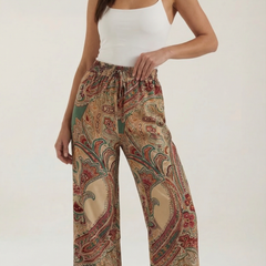 Perla | Pantalón con Estampado Paisley