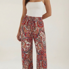 Perla | Pantalón con Estampado Paisley