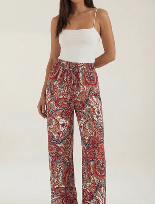 Perla | Pantalón con Estampado Paisley