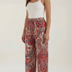 Perla | Pantalón con Estampado Paisley