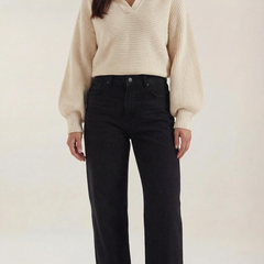 Pauline | Suéter Grueso de Cuello Alto