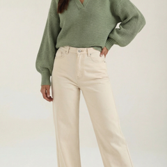 Pauline | Suéter Grueso de Cuello Alto