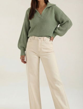 Pauline | Suéter Grueso de Cuello Alto