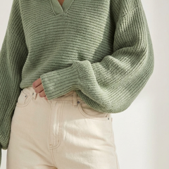Pauline | Suéter Grueso de Cuello Alto