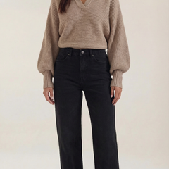 Pauline | Suéter Grueso de Cuello Alto