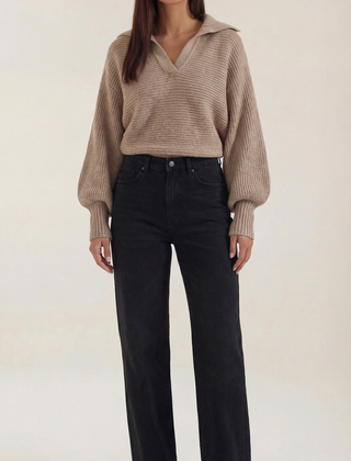 Pauline | Suéter Grueso de Cuello Alto