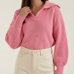 Pauline | Suéter Grueso de Cuello Alto