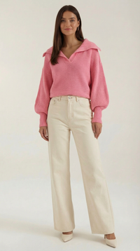Pauline | Suéter grueso de cuello alto