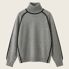 Amaya | Suéter de Cuello Alto con Contraste