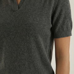 Rita | Camiseta de Punto de Manga Corta
