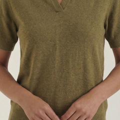Rita | Camiseta de Punto de Manga Corta