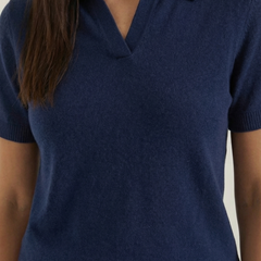 Rita | Camiseta de Punto de Manga Corta
