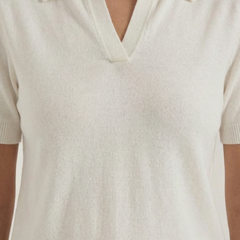 Rita | Camiseta de Punto de Manga Corta