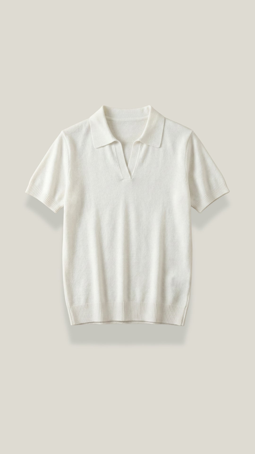 Rita | Camiseta de Punto de Manga Corta