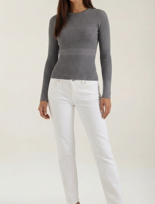 Samantha | Blusa Rizada de Manga Larga
