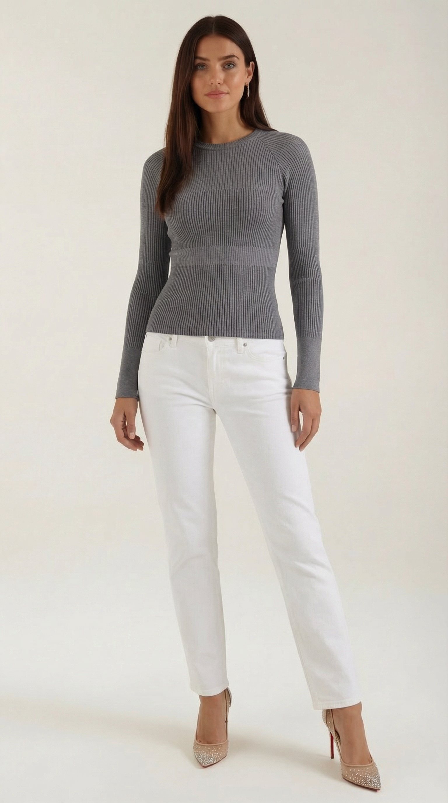 Samantha | Blusa Rizada de Manga Larga