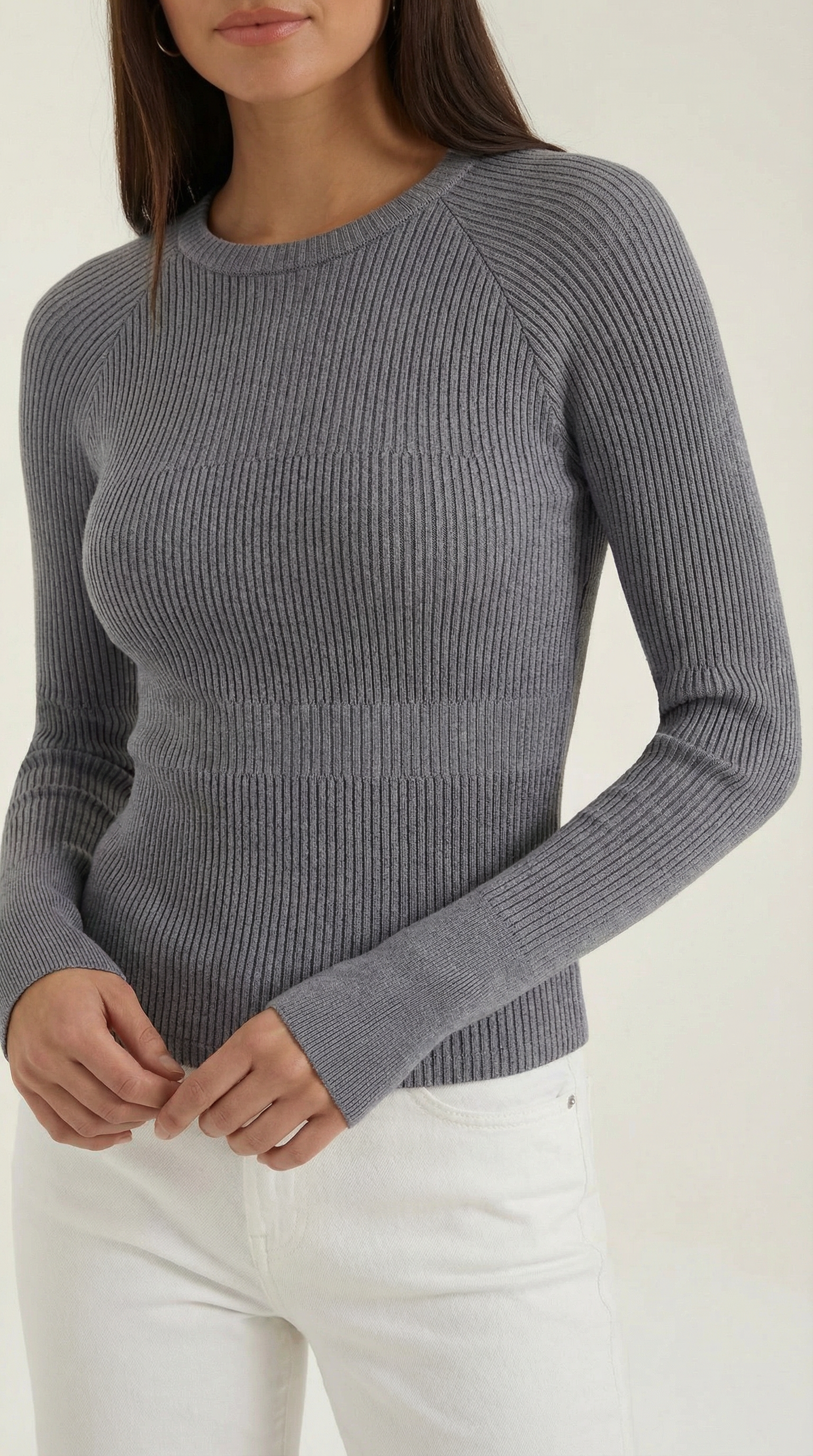 Samantha | Blusa Rizada de Manga Larga