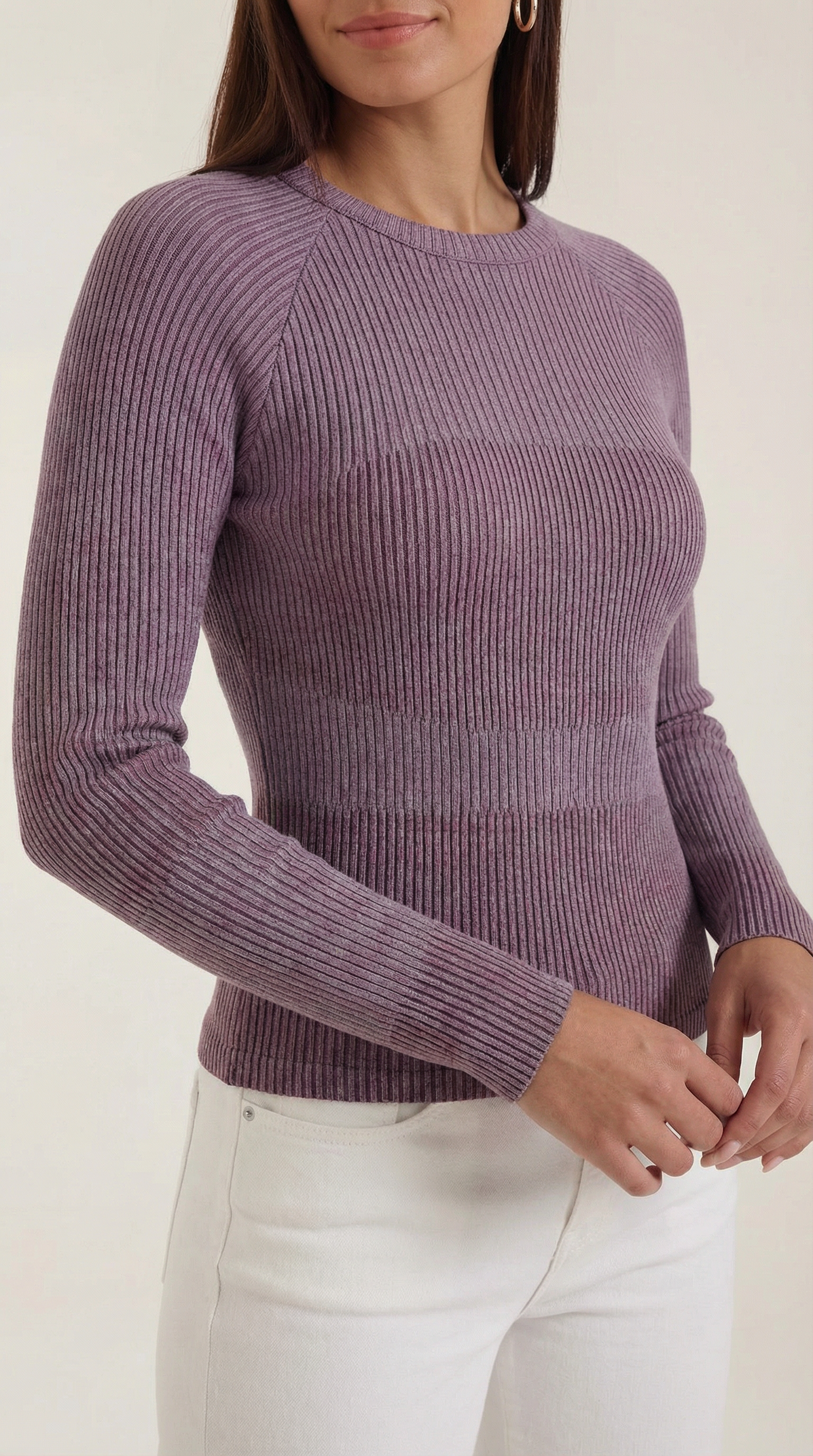 Samantha | Blusa Rizada de Manga Larga