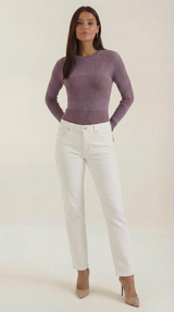 Samantha | Blusa rizada de manga larga