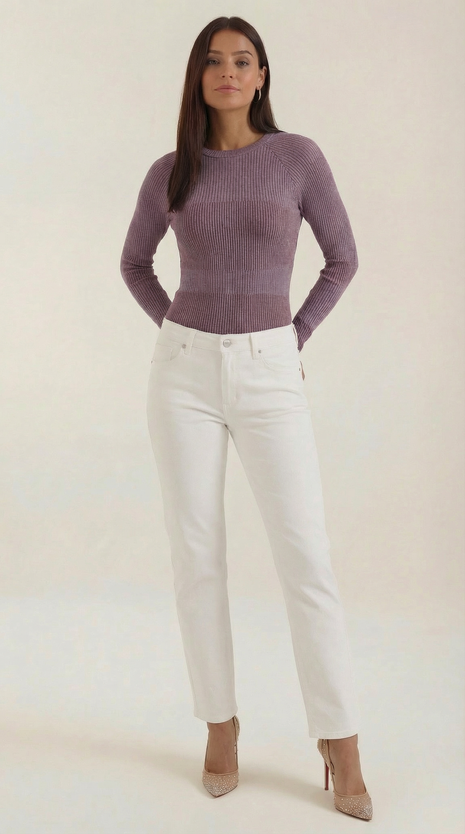 Samantha | Blusa Rizada de Manga Larga