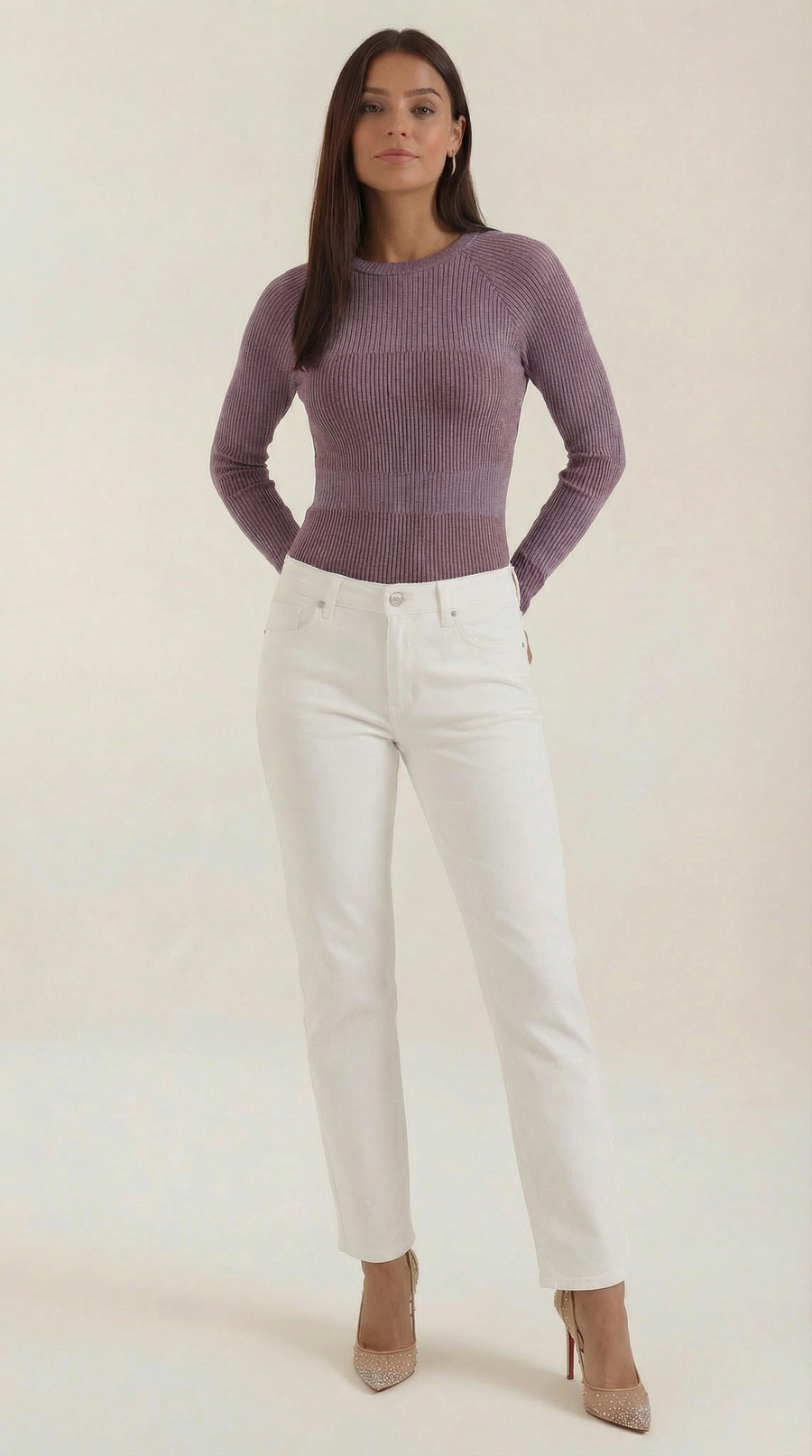 Samantha | Blusa Rizada de Manga Larga