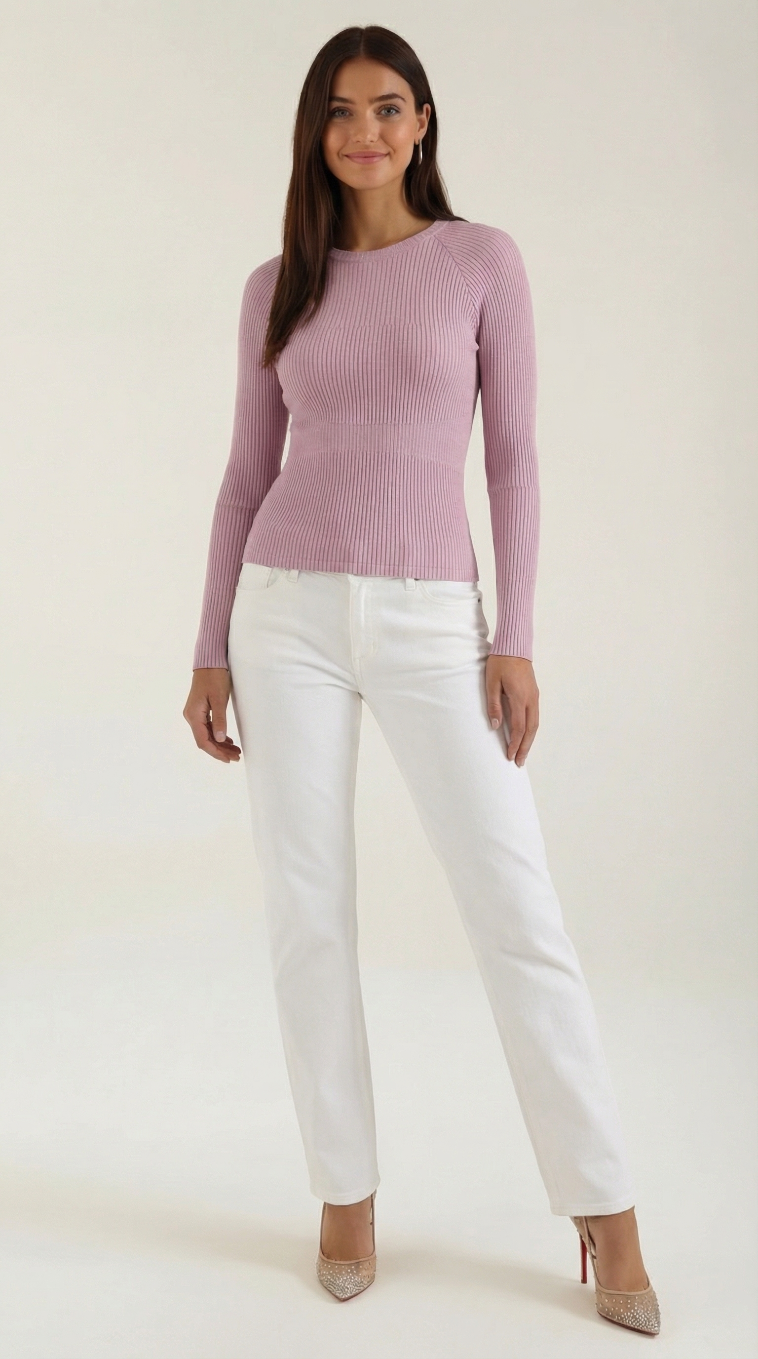 Samantha | Blusa Rizada de Manga Larga