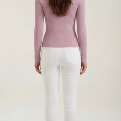 Samantha | Blusa Rizada de Manga Larga
