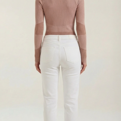 Samantha | Blusa Rizada de Manga Larga