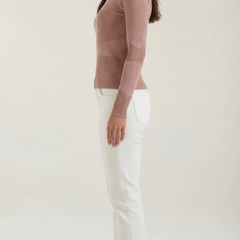 Samantha | Blusa Rizada de Manga Larga