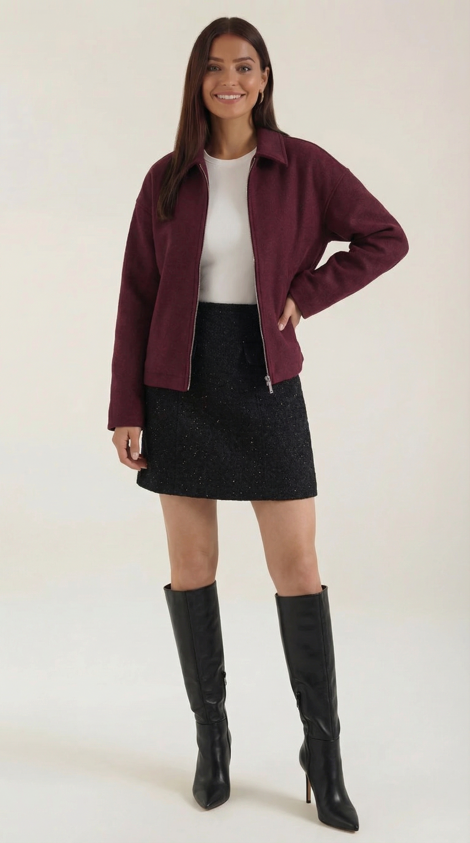 Teresa | Chaqueta con Cremallera