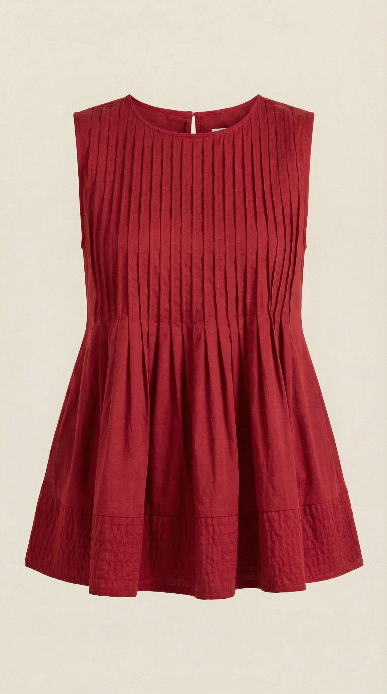 Tess | Top Péplum con Pliegues