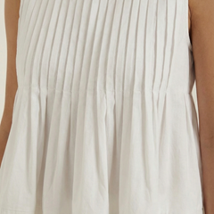 Tess | Top Péplum con Pliegues