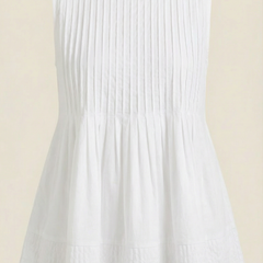 Tess | Top Péplum con Pliegues