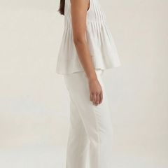 Tess | Top Péplum con Pliegues