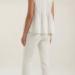 Tess | Top Péplum con Pliegues