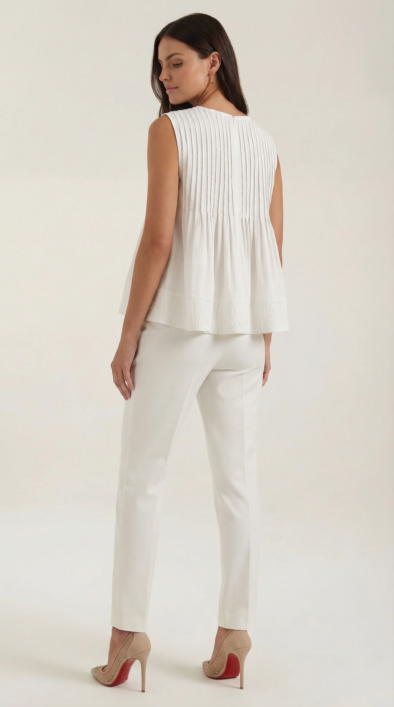 Tess | Top Péplum con Pliegues