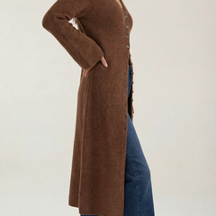 Valerie | Cárdigan Maxi con Escote en V