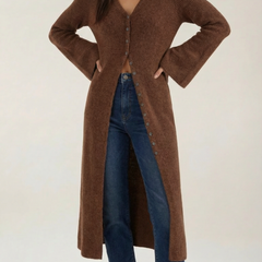 Valerie | Cárdigan Maxi con Escote en V
