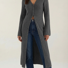 Valerie | Cárdigan Maxi con Escote en V