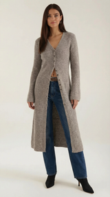 Valerie | Cárdigan maxi con escote en V