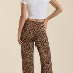 Cleo | Pantalón con Estampado de Leopardo