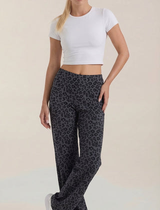 Cleo | Pantalón con Estampado de Leopardo