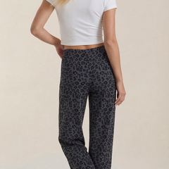 Cleo | Pantalón con Estampado de Leopardo