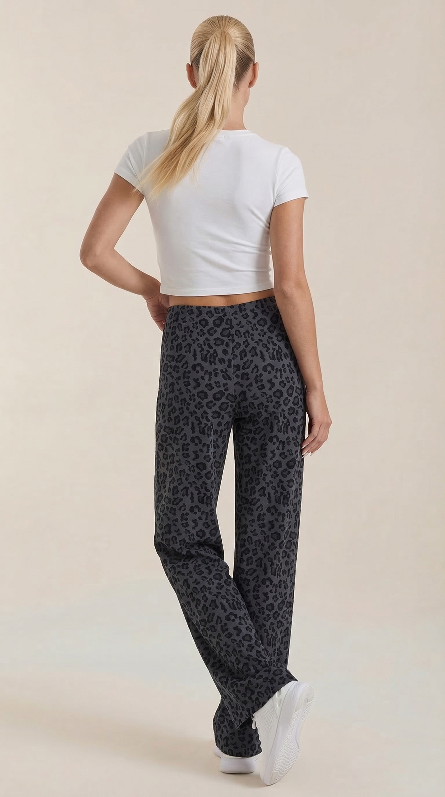 Cleo | Pantalón con Estampado de Leopardo