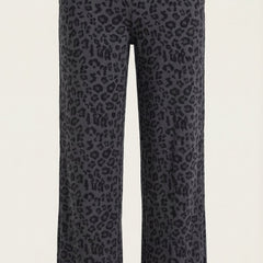 Cleo | Pantalón con Estampado de Leopardo