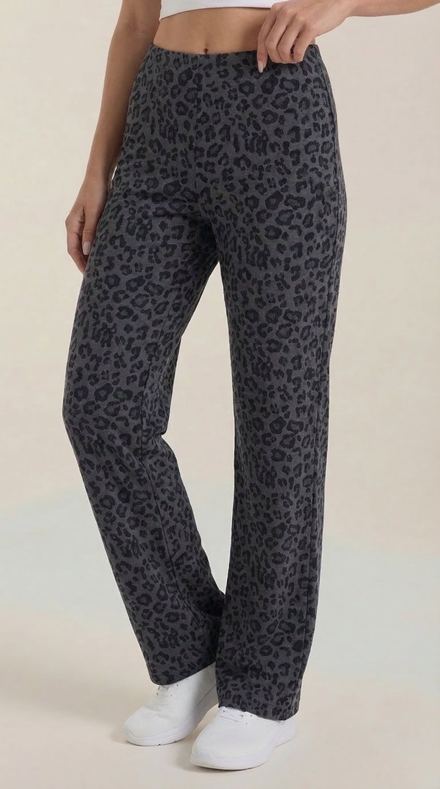 Cleo | Pantalón con Estampado de Leopardo