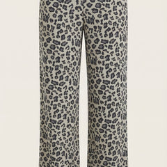 Cleo | Pantalón con Estampado de Leopardo