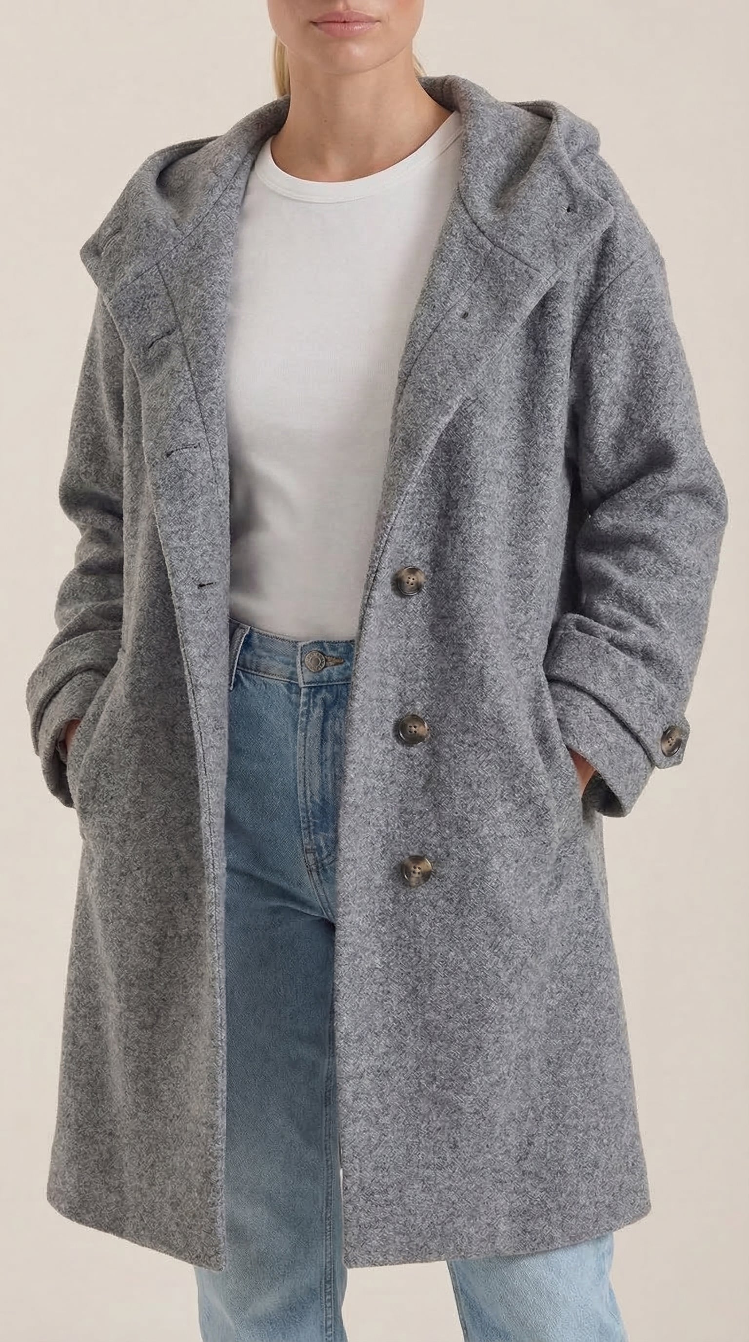 Meredith | Abrigo Largo con Capucha